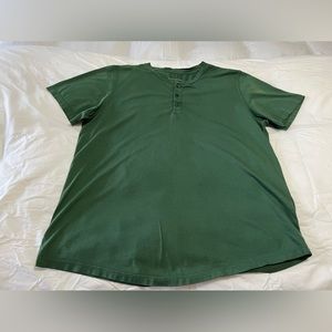 Outerknown Green Short Sleeve Tee